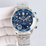TVS Factory Omega Seamaster 300m 44mm 9900 Movement Stainless Steel Strap Ceramic Bezel Men Replica Watch